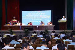 The conference held by the Government’s Committee for Ethnic Minority Affairs in Hanoi on July 8. (Photo: VNA)