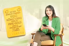 Vietcombank announced that starting from 10am on August 27, customers of this bank can buy gold via its digital banking app. (Photo: vietcombank.com.vn)