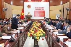 The recent meeting on border affairs between Thanh Hoa and Houaphanh provinces (Photo: thanhhoa.gov.vn)