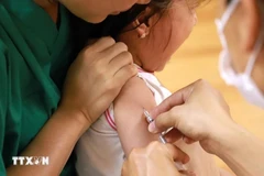 Cambodia's measles-rubella vaccination campaign will cover more than 1.5 million children under five. (Illustrative photo: VNA)