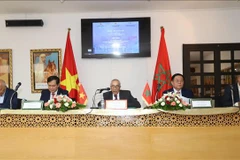 Some speakers at the workshop held in Rabat capital of Morocco on May 31. (Photo: VNA)