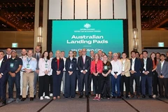 Australia’s Landing Pad programme being launched at the 2024 Australia - Vietnam Tech Forum in HCM City on June 25. (Photo courtesy of Austrade)