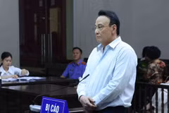 Defendant Do Anh Dung, Chairman of Tan Hoang Minh Group, at the appeal hearing on September 25 (Photo: VNA)