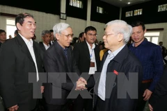 Party chief meets constituents in Hanoi 