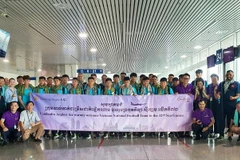 SEA Games 32: Vietnam's U22 football team arrive in Cambodia