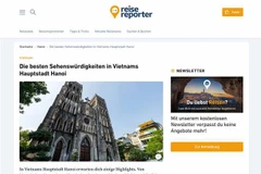 Hanoi mosaic bricks spotlighted on German travel site