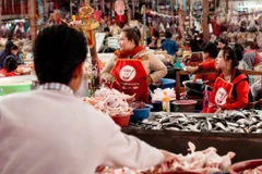 Laos's inflation falls for first time after more than a year