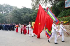 Incense offered to commemorate Hung Kings on Tet occasion