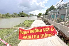 Can Tho city faces serious erosion along rivers