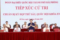 Top legislator meets Hai Phong voters ahead of NA’s sixth session