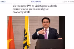 Singaporean daily spotlights PM Chinh’s official visit