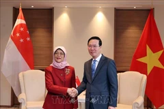 State President meets Singaporean counterpart in UK