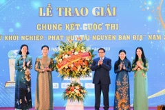 Winners of women startup competition 2023 awarded