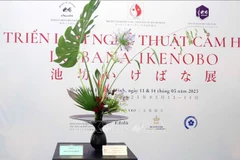 Japanese flower arrangement exhibition opens in HCM City