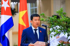 Cuban Embassy hosts ceremony marking leader Fidel Castro's first visit to Vietnam 