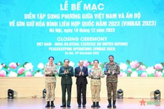 Vietnam, India wrap up joint peacekeeping exercise