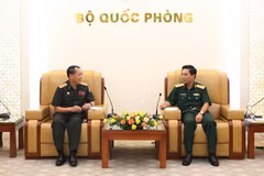 Vietnamese, Lao armies boost information, liaison cooperation