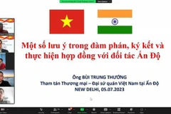 Webinar on contract negotiation, signing with Indian partners