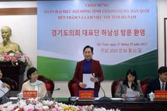 RoK delegation pays working trip to Ha Nam
