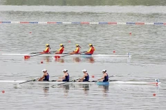 Vietnamese rowers bring home first Asian Games medal