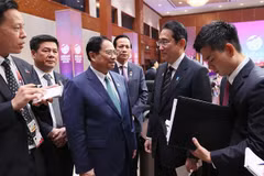 PMs of Vietnam, Japan meet on sidelines of 43rd ASEAN Summit