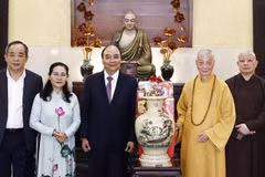 President visits Supreme Patriarch of VBS’s Patronage Council