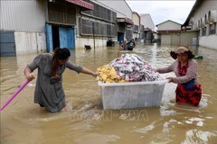 Prolonged rains, floods in Cambodia continue hitting many localities 