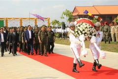 Cambodia unveils grave tower for martyrs of united armed forces