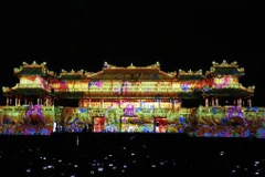 Dazzling artistic light displays at Hue imperial city’s Ngo Mon