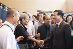 President praises veteran writers’ contributions to national development