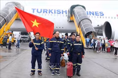 Public Security Ministry’s search-and-rescue team returns from Turkey
