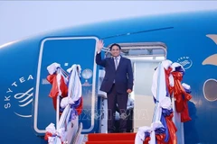 PM Pham Minh Chinh arrives in Laos for 4th MRC Summit