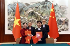 Border provinces’ courts tighten cooperation with Chinese counterparts