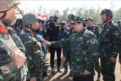 PM attends live-fire exercise of Army Corps 12 