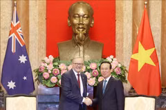 President receives Australian Prime Minister