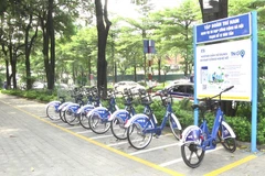 Hanoi rolls out public bicycle sharing service in inner districts