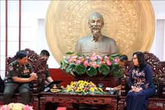 Cambodian Army’s Guard High Command pays pre-Tet visit to Soc Trang