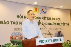 JICA helps develop vocational training for AO victims