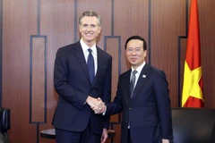 Vietnamese President hosts reception for Govenor of the State of California