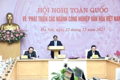 National teleconference talks development of cultural industries