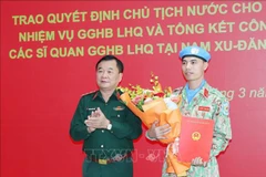Ministry reviews officers' performance at UN peacekeeping missions