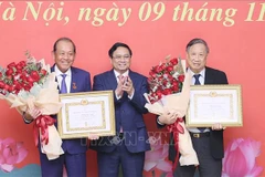 Party membership badges awarded to former Deputy PMs