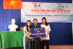 Vietnam-Singapore volunteer project gives Ben Tre primary school facelift