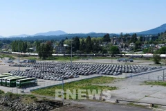 First VinFast VF 8 batch arrives at Canada port