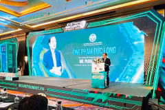 MIC Deputy Minister Pham Duc Long speaking at the Vietnam Security Summit 2024 (Photo: VNA)
