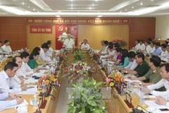 Party chief pays working visit to Ha Tinh province