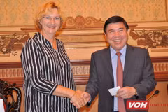 HCM City leader hosts UNICEF Regional Director 