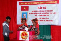 Early elections held in border communes in Lai Chau