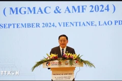 Lao Prime Minister Sonexay Siphandone at the event (Photo: VNA)