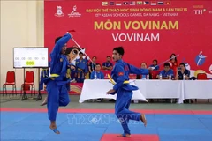 Within the framework of the ongoing 13th ASEAN Schools Games, Vovinam will run from June 3-5 with 10 sets of medals for sparring events. (Photo: VNA)